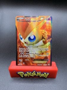 Pokémon TCG Victini EX Full Art Ultra Rare Holo Card Plasma Storm MP 131/135-e