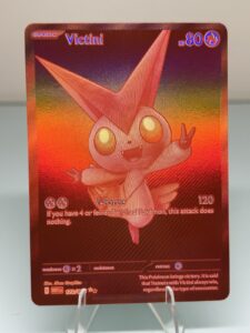 Pokémon TCG Victini EX White Flare Black Bolt 172/086 English Full Art Red Holo