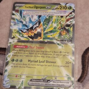 Pokémon Teal Mask Ogerpon EX Full Art Holo World Championship Decks 2024 17/P