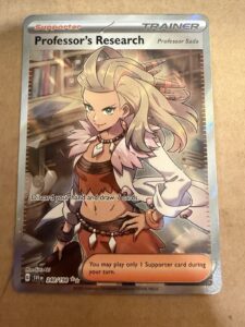 Professor’s Research 240/198 SV01 Ultra Rare Full Art Holo Trainer English NM