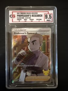 Professor’s Research (Full Art) 024/025 Celebrations Holo Gem Mint 9.5