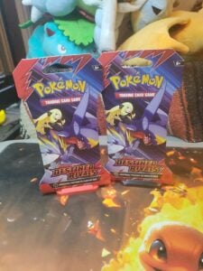 *SEALED* Pokémon TCG S&V Destined Rivals Sleeved Booster Pack (Lot of 2)