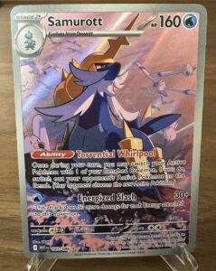 Samurott – 107/086 – Pokemon White Flare Illustration Rare NM