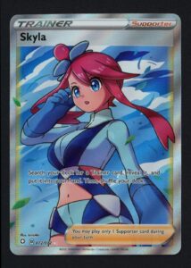 Skyla 072/072 Shining Fates Holofoil Full Art Ultra Rare Pokemon TCG