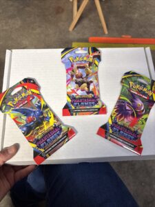 Sleeved Pokémon TCG Mega Evolution Phantasmal Flames Booster Pack New/Sealed