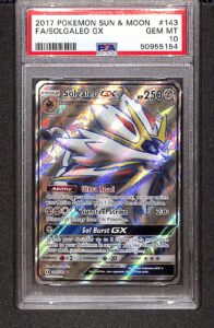 Solgaleo GX (Full Art) SM Base Set #143/149 PSA 10