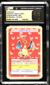Topsun No Number CHARIZARD CGC 10 Pristine – Japanese Pokemon Card