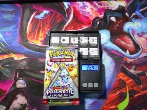 VERY HEAVY! GOD PACK?? SIR?? 22.41g Prismatic Evolutions Pokemon Booster