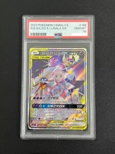 pokemon TCG CCG S-Chinese Solgaleo & Lunala-GX csm2bc 168/150 SR TAG TEAM PSA10