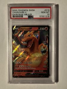 2020 Pokemon SWSH Charizard V PSA 10 Gem Mt