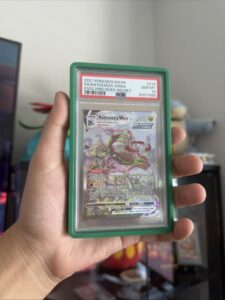 2021 POKEMON SWORD & SHIELD EVOLVING SKIES SECRET FULL ART/RAYQUAZA VMAX PSA 10