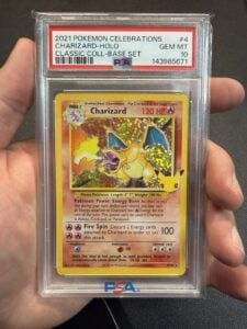 2021 Pokemon Celebrations Charizard Holo PSA 10 Classic Collection