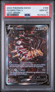 2022 Pokemon Lost Origin Giratina V Alt Art #186 PSA 10 GEM MINT Alternate Art
