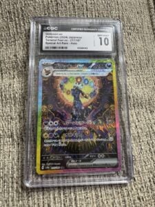 2024 Pokémon Terastal Festival Umbreon EX SAR 217/187 CGC GEM MINT 10