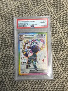 2025 Pokemon SV Black Star Promos Umbreon ex #176 PSA 10 GEM MINT