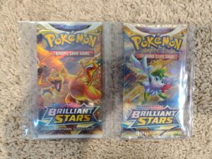 2x Pokemon Sword & Shield Brilliant Stars SEALED Booster Pack Lets Go📈