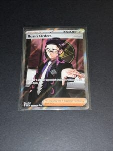Boss’s Orders 256/217 Ultra Rare Full Art Pokemon TCG Ascended Heroes NM