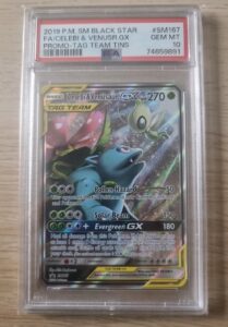 Celebi & Venusaur GX Tag Team SM167 PSA 10 Graded Pokemon Card