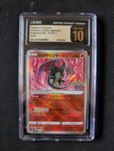 Charizard 011 Pristine 10 Pokemon Go Japanese Cgc Graded Pokemon Card Radiant