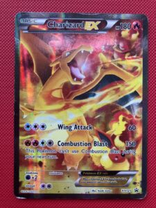 Charizard EX XY121 – XY Full Art Promo Holo Pokémon Card – HP Damaged