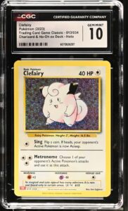 Clefairy Charizard & Ho-Oh Ex Deck Trading Card Game Classic 013/034 NM CGC 10