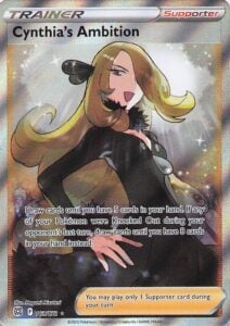 Cynthia’s Ambition (Full Art) Holofoil Ultra Rare SWSH09: Brilliant Stars 169/17
