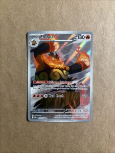 Emboar 098/086 Sv: White Flare Illustration Rare Holo English
