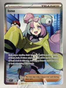 Iono 124 – Pokemon SV Scarlet & Violet Black Star Promo Full Art Trainer