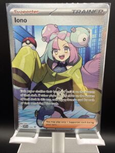 Iono 124 SVP Black Star Promo Full Art Supporter Trainer Ultra Rare Holo NM 2024