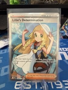 Lillie’s Determination 169/132 Mega Evolution Full Art Trainer NEAR MINT