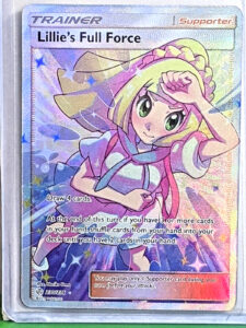 Lillie’s Full Force (Full Art) 230/236 Sm-Cosmic Eclipse Holo Ultra Rare Trainer
