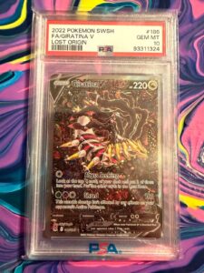 Mint PSA 10 Pokemon Giratina V Lost Origin Full Alt Art #186 PSA 10 Gem Mint