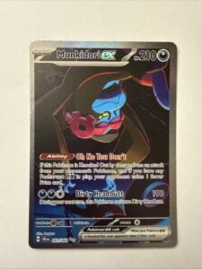 Munkidori EX 091/064 SIR 2024 Pokemon Shrouded Fable Full Art Card NM+