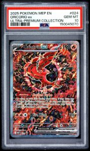 Oricorio EX 2025 Pokemon MEP EN Black Star Promo #024 PSA 10 GEM MINT Holo SIR