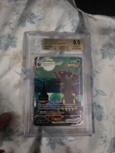 POKEMON UMBREON VMAX ALTERNATIVE ART SECRET RARE 215/203 BGS 9.5