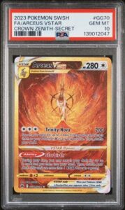 PSA 10 ARCEUS VSTAR GG70 CROWN ZENITH SWORD & SHIELD POKEMON GEM MINT