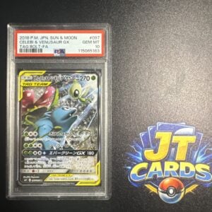 PSA 10 Celebi Venusaur GX 097/095 Tag Team SR Tag Bolt SM9 Japanese Pokemon Card