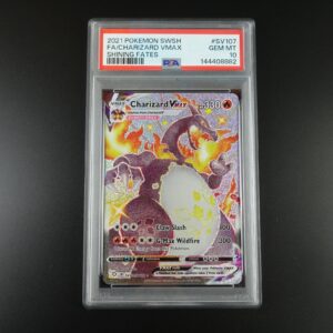 PSA 10 Charizard Vmax SV107/SV122 Pokemon Shining Fates Holo Graded Card
