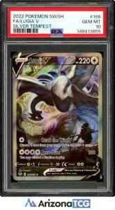 Pokemon 2022 Lugia V 186/195 Alt Art Silver Tempest GEM MINT PSA 10