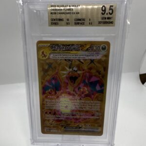 Pokémon 2023 Charizard gold rare EX #228 BGS 9.5