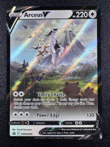 Pokemon Arceus V Sword & Shield Promo Full Art Holofoil SWSH204