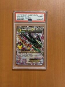 Pokemon Card: M Rayquaza EX 76/108 Celebrations 25 Years French PSA 10