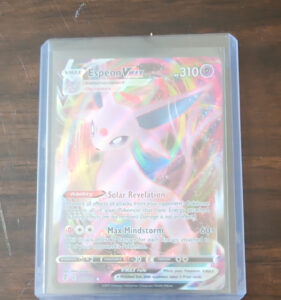 Pokémon Espeon VMAX 065/203 Ultra Rare Full Art Holo SWSH07 Evolving Skies