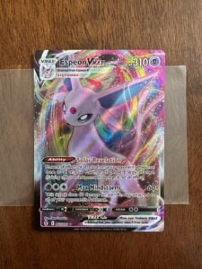 Pokémon Espeon VMAX Ultra Rare Full Art Holo 065/203 Evolving Skies 310 HP
