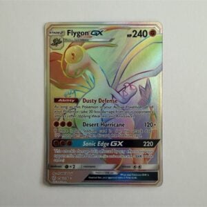 Pokémon Flygon GX Full Art Rainbow Rare Holo 256/236 Sm-Cosmic Eclipse 2019