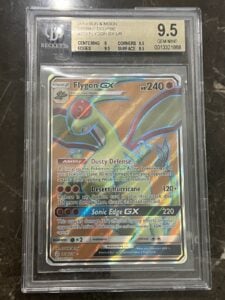 Pokémon Flygon GX Ultra Rare Full Art Holo 218/236 Beckett 9.5 POP 2