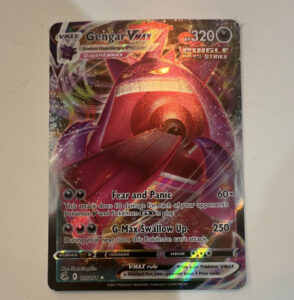 Pokémon Gengar VMAX 157/264 Fusion Strike Ultra Rare Holo Full Art 320 HP Card