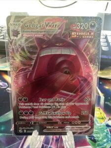 Pokémon Gengar VMAX Full Art Ultra Rare Holo Single Strike Fusion Strike 157/264
