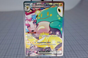 Pokémon Iono’s Bellibolt ex 183/159 Journey Together Full Art Holo EX