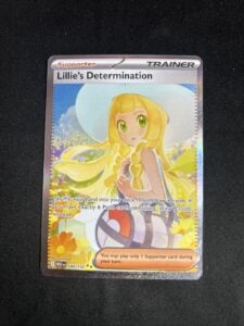 Pokémon Lillie’s Determination Full Art Holo Trainer 184/132 Secret Rare